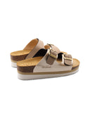 Ciabatta platform a doppia fascia donna