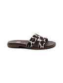 Ciabattina animalier da donna