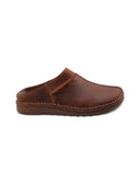 Pantofola in pelle da uomo