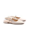 Ballerina slingback made in Italy donna