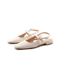 Ballerina slingback made in Italy donna