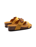 Sandalo da donna in pelle con fibbia
