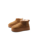 Stivaletto platform in tessuto da donna