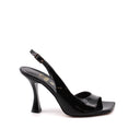 Sandalo slingback in vernice da donna