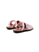 Minorchina da bimba in pelle laminata