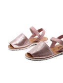 Minorchina da bimba in pelle laminata