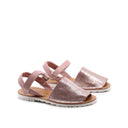 Minorchina da bimba in pelle laminata