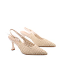 Décolleté slingback intrecciata donna