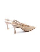 Décolleté slingback intrecciata donna
