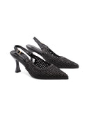Décolleté slingback intrecciata donna