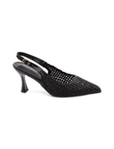 Décolleté slingback intrecciata donna