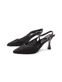 Décolleté slingback intrecciata donna