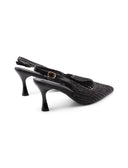 Décolleté slingback intrecciata donna