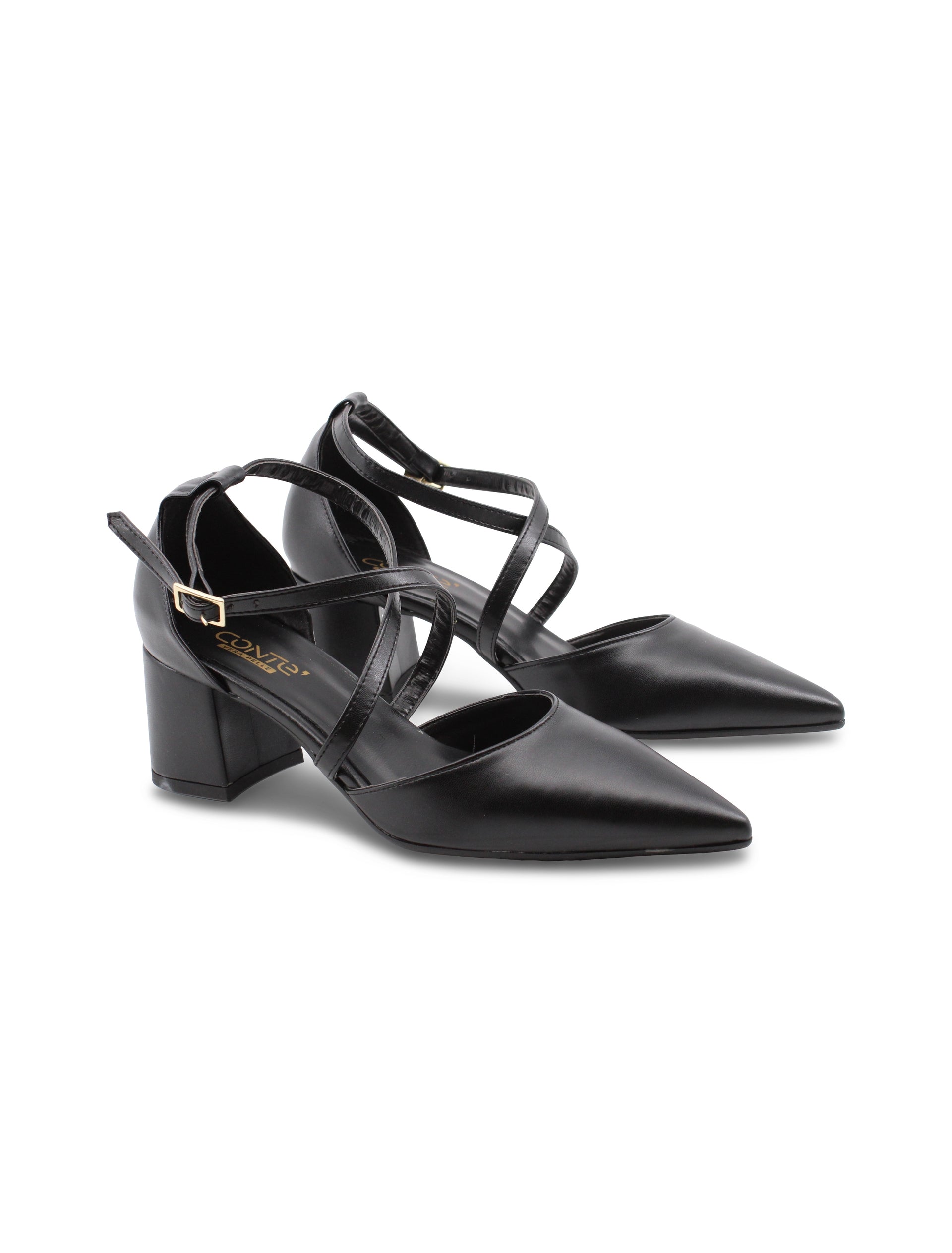 Conte' Décolleté nera a punta da donna nero – Conte' Scarpe e Moda