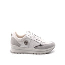 Sneaker platform da donna in vera pelle
