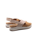 Sandalo platform made in Italy in pelle