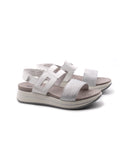 Sandalo platform bicolore made in Italy
