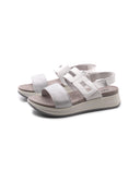 Sandalo platform bicolore made in Italy