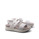 Sandalo platform bicolore made in Italy