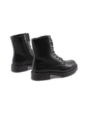 Anfibio nero con zip da donna