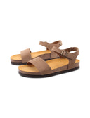 Sandalo in nabuk da donna