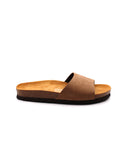 Sandalo con fascia scamosciata da donna