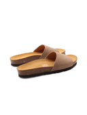 Ciabatta a fascia donna in pelle