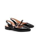 Ballerina slingback in vernice donna