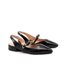 Ballerina slingback in vernice donna