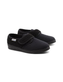 Pantofola con velcro da donna