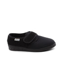 Pantofola con velcro da donna