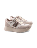 Sneaker platform da donna con strass