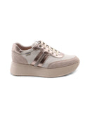 Sneaker platform da donna con strass