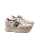 Sneaker platform da donna con strass