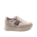 Sneaker platform da donna con strass