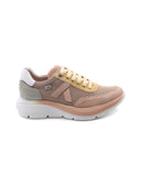 Sneaker donna con dettagli scamosciati