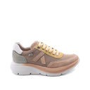Sneaker donna con dettagli scamosciati