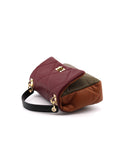 Borsa multicolor da donna in pelle