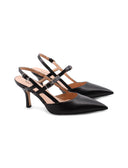 Décolleté slingback a punta da donna