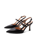 Décolleté slingback a punta da donna
