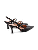 Décolleté slingback a punta da donna