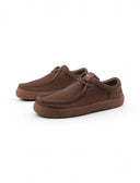 Scarpa moc-toe in pelle da uomo