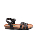 Sandalo in vera pelle da donna