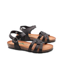 Sandalo in vera pelle da donna