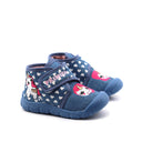 Pantofola da bimba con ricamo