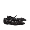 Ballerina mary jane in pizzo da donna