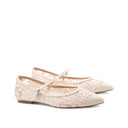 Ballerina mary jane in pizzo da donna