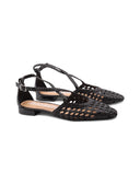 Leskovic ballerina in pelle intrecciata