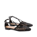 Leskovic ballerina in pelle intrecciata