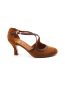 Décolleté con cinturini incrociati